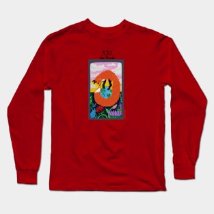 Fox Tarot, The World Long Sleeve T-Shirt